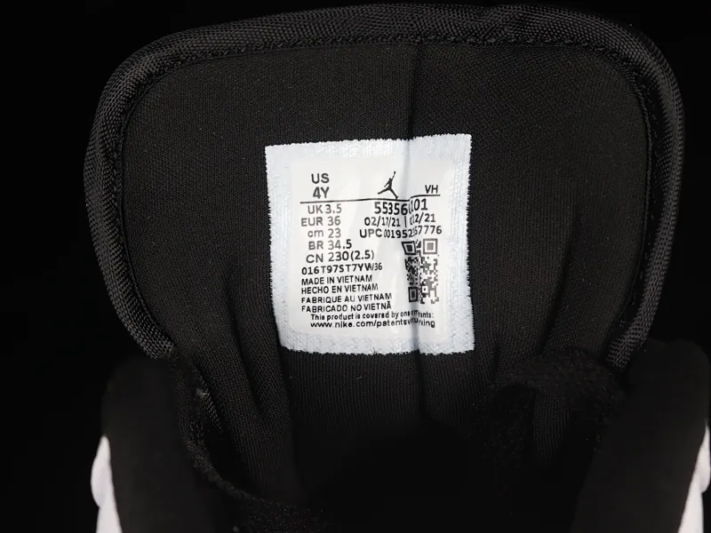 All categories Air Jordan Jordan series basketball shoes Air Jordan 1 Low Z version Air Jordan 1 Low AJ1 Joe 1 black and white panda low-top casual sneakers 553560-101